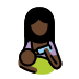 woman feeding baby, dark skin tone